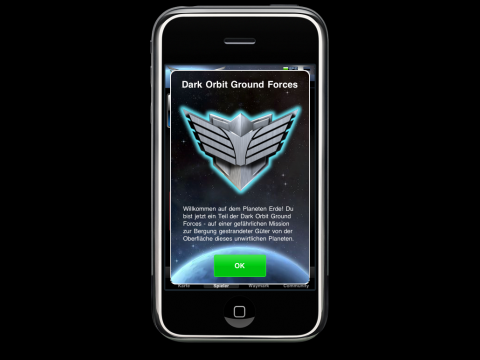 Erweiterung von Dark Orbit auf dem iPhone
